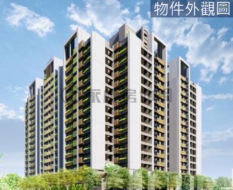 W惠宇MORI～預售F2棟朝南高樓層三房+平車 台中市北屯區詔安街