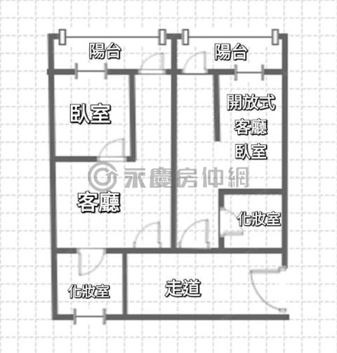 V.教育大學全室更新裝潢視野2房 台中市西區民權路