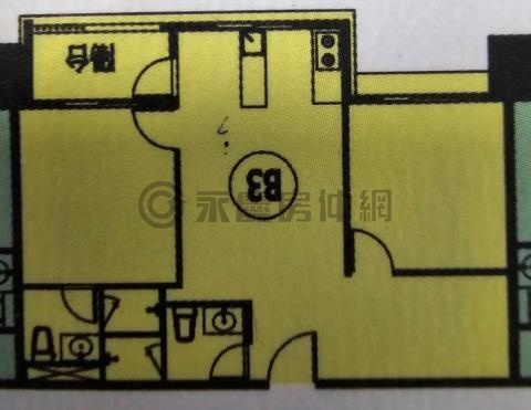 CT微笑之心朝南高樓層大兩房平車 台中市北區育樂街