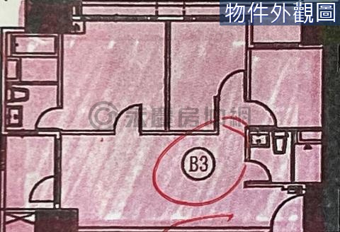 市政愛悅中樓層3房2廳2衛B3平車視野戶 台中市西屯區臺灣大道三段