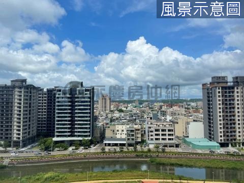 竹北西區地標"皇普雲鼎"景觀戶大兩房+平車 新竹縣竹北市光明六路