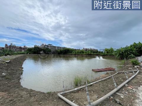 岡山空校旁一塊魚塭 高雄市岡山區石螺段