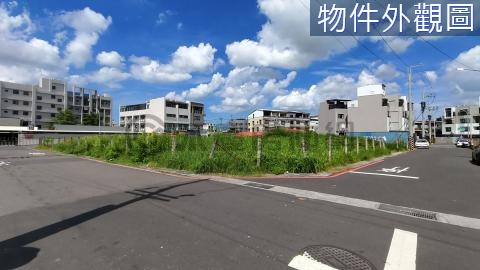 安南區布袋10米面寬角窗美建地 台南市安南區布袋段