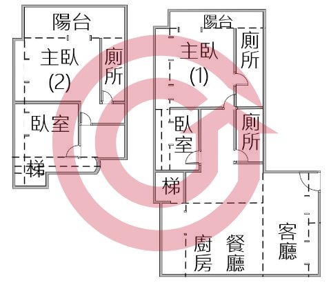 格局圖