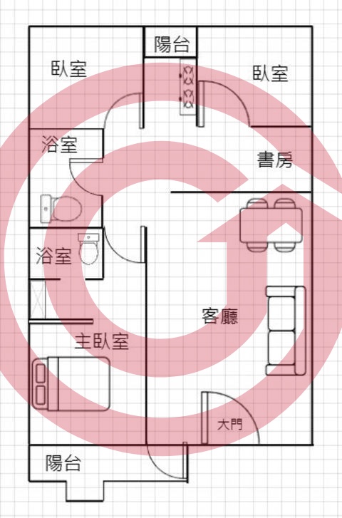 格局圖