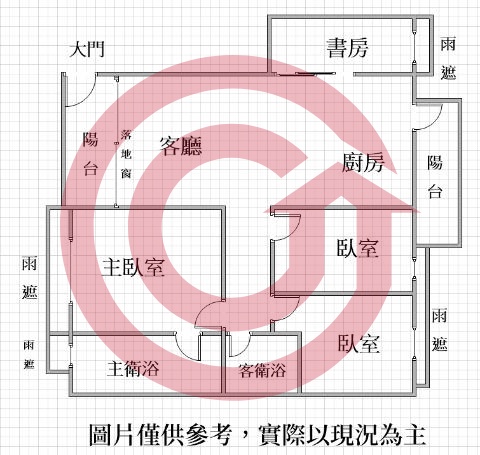 格局圖