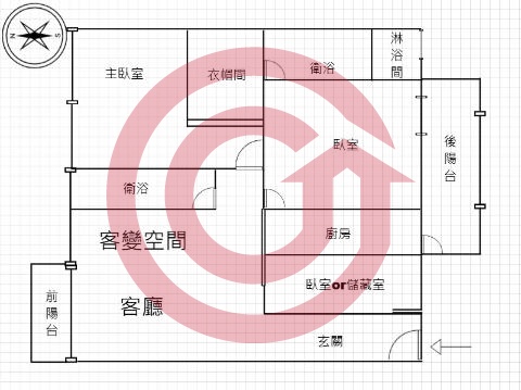 格局圖