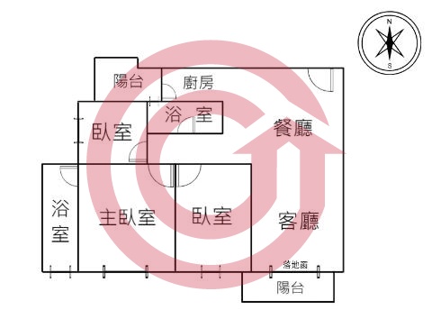 格局圖