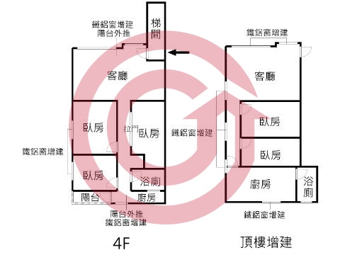 格局圖