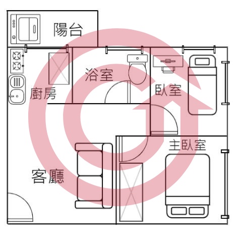 格局圖