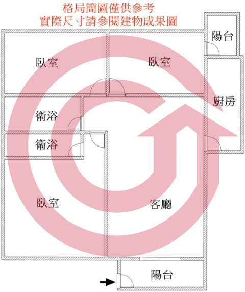 格局圖