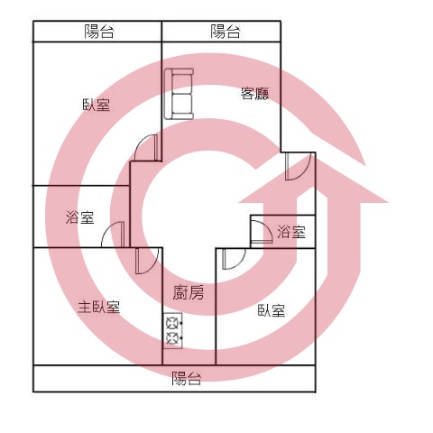 格局圖