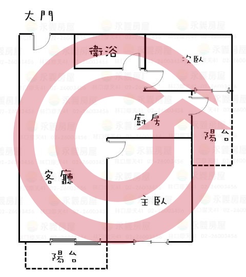 格局圖