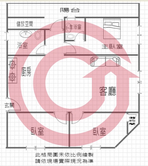 格局圖