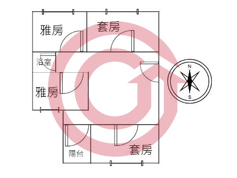 格局圖