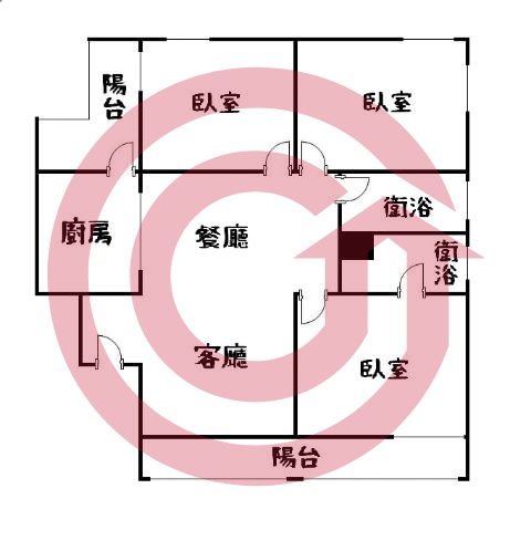 格局圖