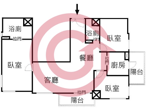 格局圖