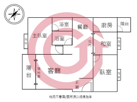 格局圖