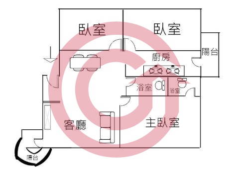 格局圖