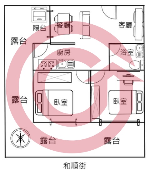 格局圖