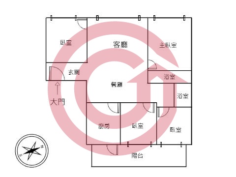 格局圖