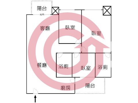 格局圖