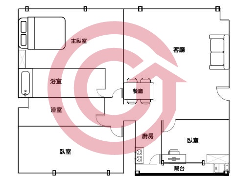 格局圖