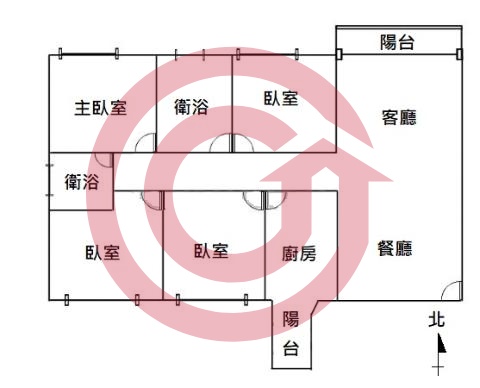 格局圖