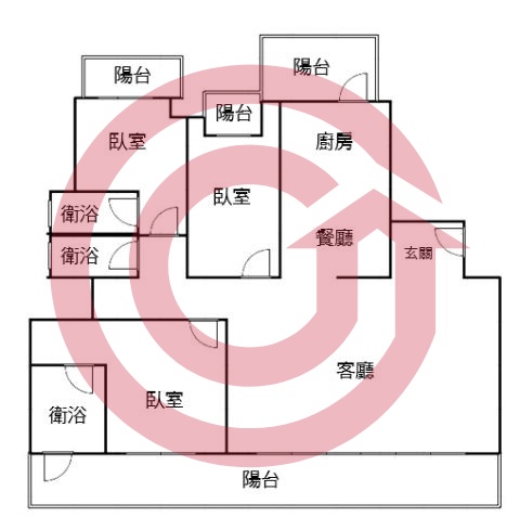 格局圖