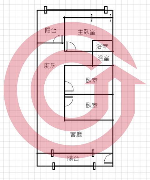 格局圖