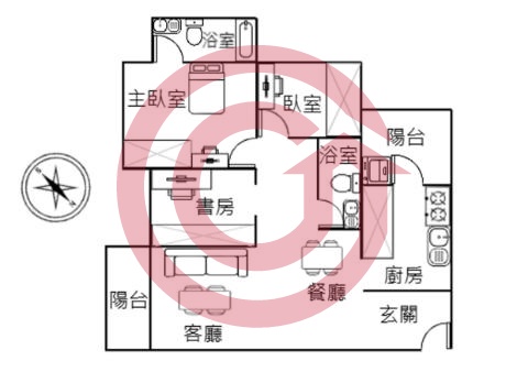 格局圖