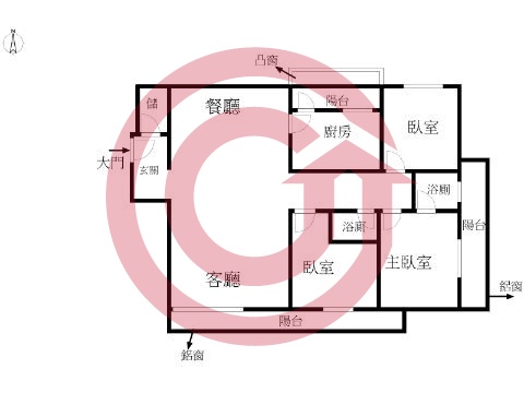 格局圖