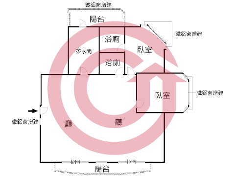 格局圖