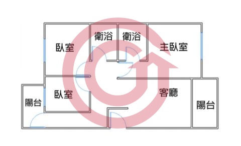 格局圖