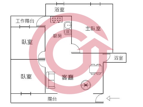 格局圖