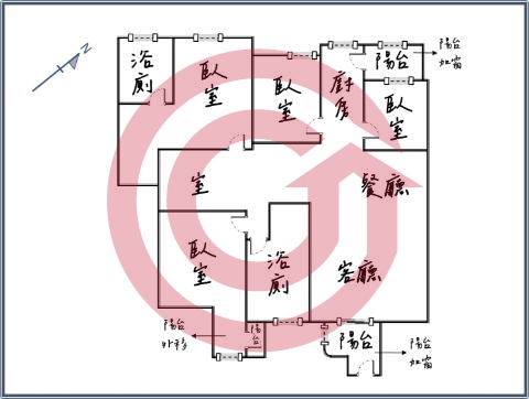 格局圖