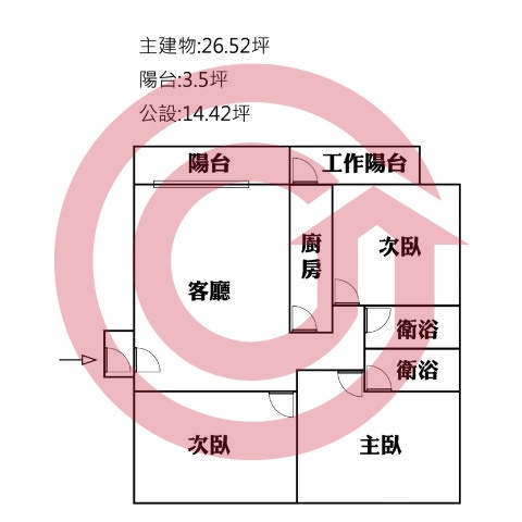 格局圖