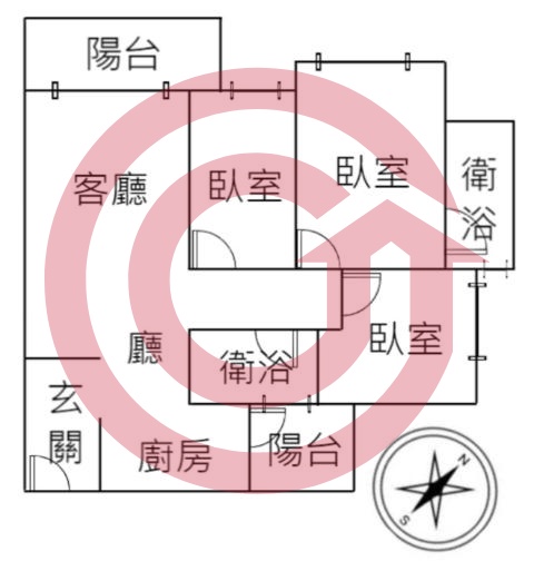 格局圖