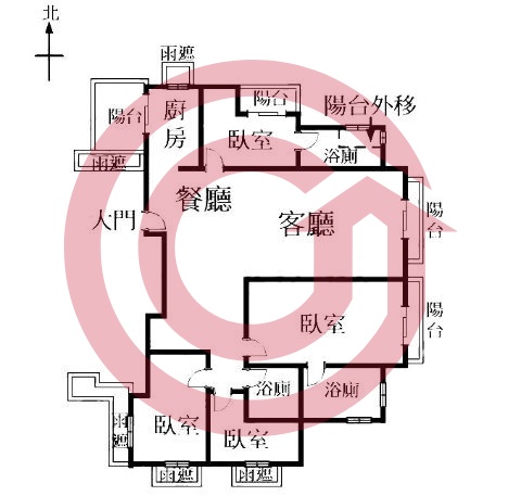 格局圖