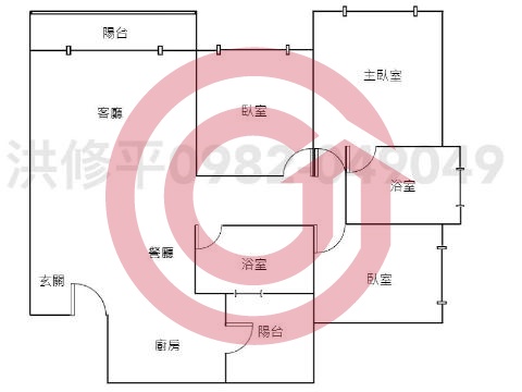 格局圖