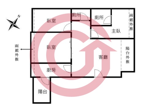 格局圖