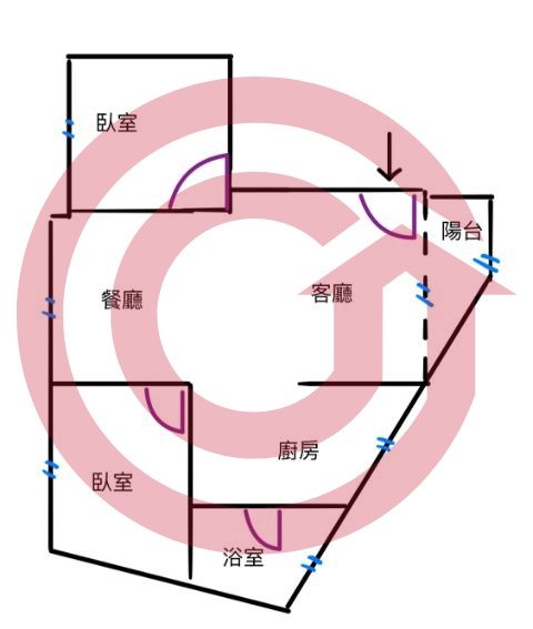 格局圖