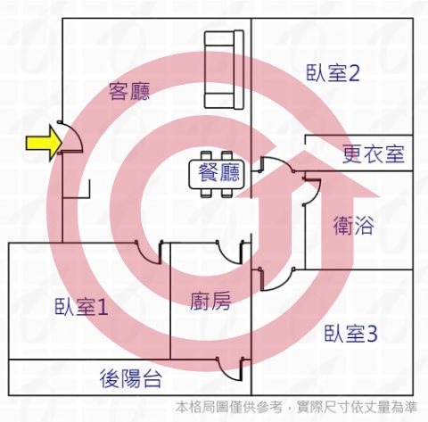 格局圖