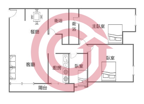 格局圖