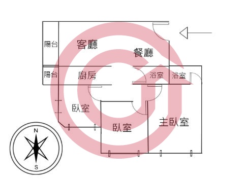 格局圖