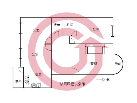 格局圖