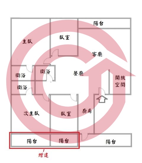 格局圖