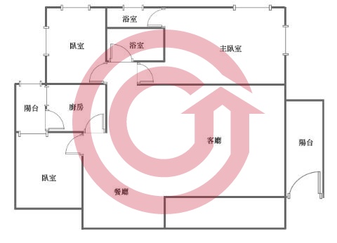 格局圖