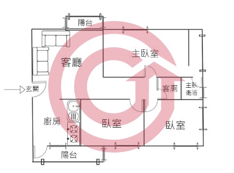 格局圖