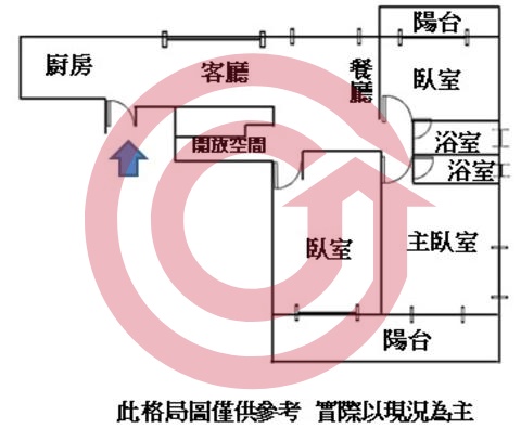 格局圖